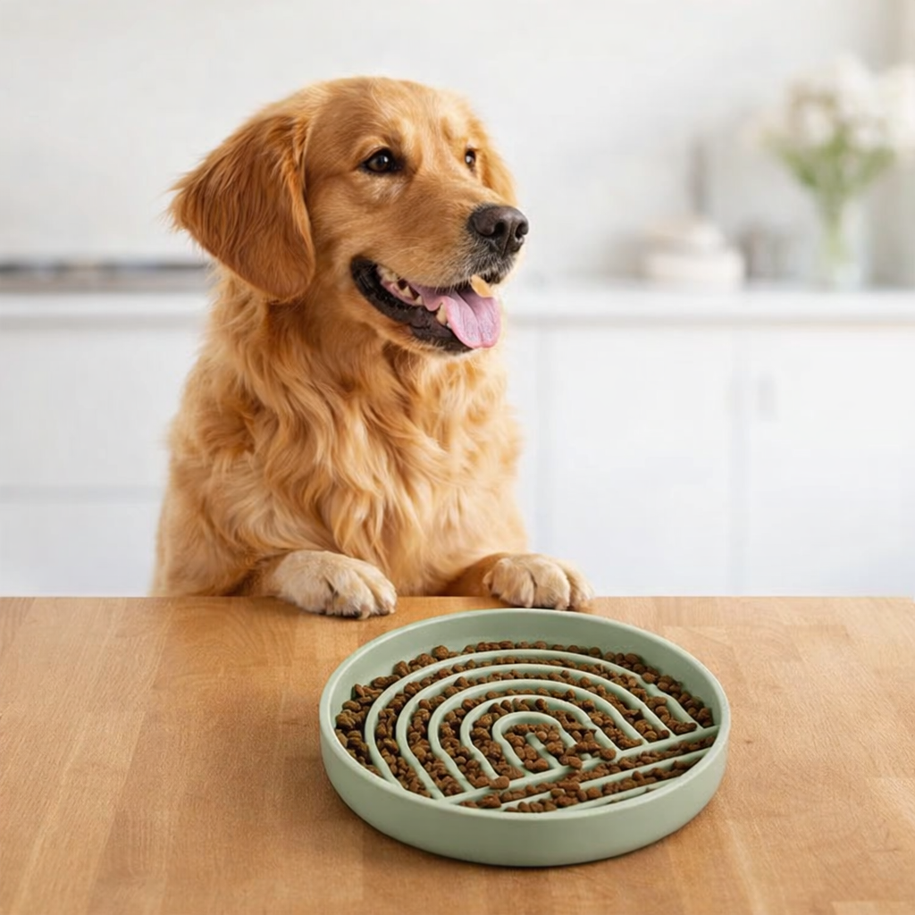 CalmWave Deep-Groove Lick Bowl